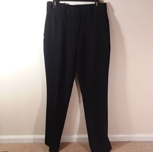 HH160, IMAGE Apparel, Black slacks 32R, inseam 33